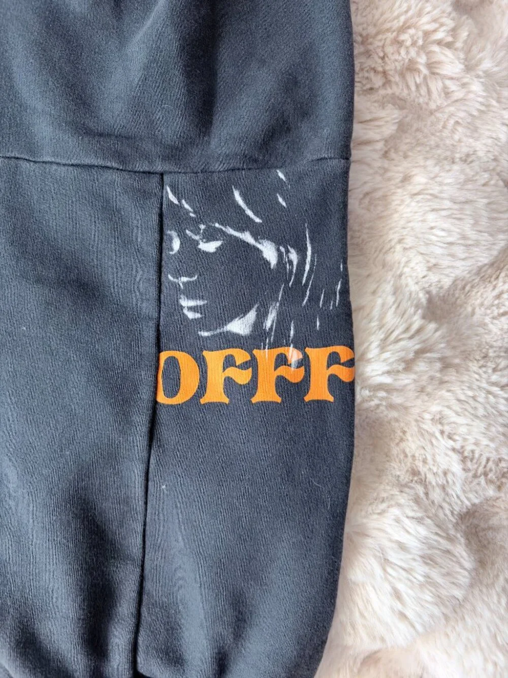 Off-White Logo Wide-Leg Sweatpants 'Black'